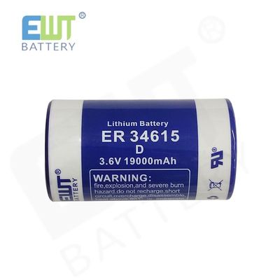 3.6V D Dimensione ER34615 Batteria al cloruro di tionilio di litio Batteria cilindrica LISOCL2