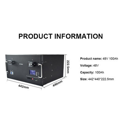 comprare Batteria al litio ferro-fosfato a 48 V, anodo 100Ah, batteria LFP online manufacture