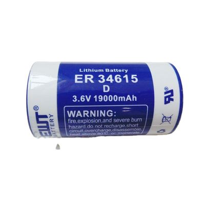 comprare Alta capacità 1500mAh Diossido di manganese Materiale anodico Batteria 10 anni Durazione di conservazione Voltaggio finale 3.0V fabbricazione online