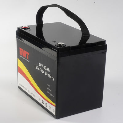 comprare LiFePO4 24V 30Ah Batteria agli ioni di litio con Bms, Cella IFR32700 Batteria al litio ferro fosfato fabbricazione online