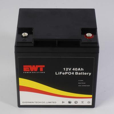 comprare Batteria Lifepo4 per esterno grande 12V 40AH con protezione da polvere e acqua 14,6V Voltaggio di ingresso fabbricazione online