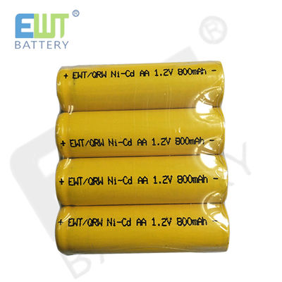 comprare Batteria al nichel-cadmio ad alta capacità NI-CD AA 1.2V 600MAH 800mAh per AA fabbricazione online