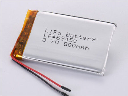 comprare LP463450 3.7V 800MAH Li-polymer Battery CE Certificates OEM ODM Supported Chemical Composition fabbricazione online