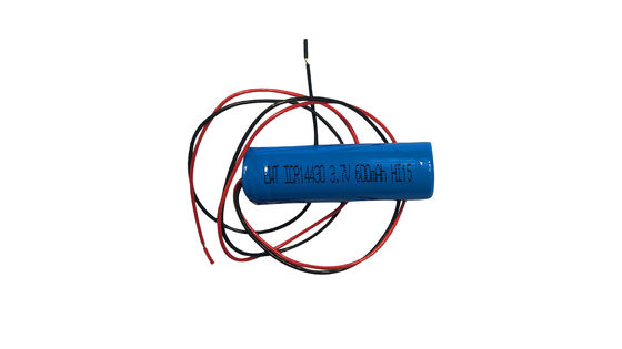 comprare Pacco batteria al litio ferro fosfato ICR14430 3.7V 600MAH 14.6V±0.2V Tensione di carica pacco batteria agli ioni di litio fabbricazione online