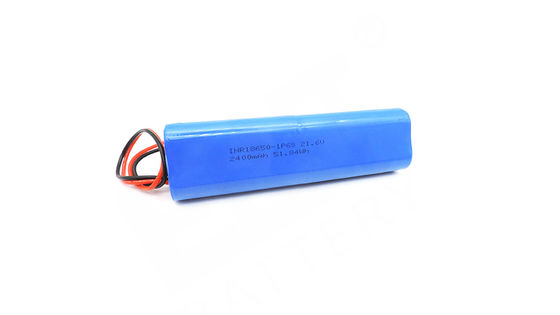 comprare INR18650 21.6v 2400mah connesso a filo personalizzabile batteria agli ioni di litio con custodia ABS e celle cilindriche fabbricazione online