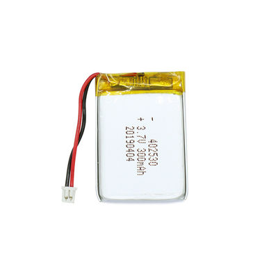 Batteria al litio polimerico personalizzata 3.7v 300mah Batteria LiPo 402530