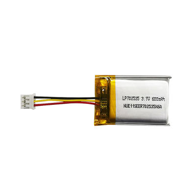 Lp702535 3,7v 600mah Materiale anodo della batteria Lipo polimero al litio