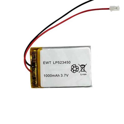 Potente batteria al litio polimerico 3.7v 1000mah 402035 batteria CE