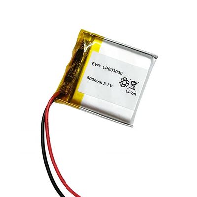 Batteria Li-Ion Polimero personalizzata 600mAh 3.7V 500mah Batteria ricaricabile