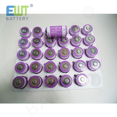 Batteria al litio tionil cloruro ad alta velocità cilindrica 3.6V batteria al litio Cella ER34615M