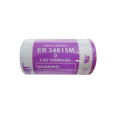 ER34615m Batteria al litio primaria 14500mAh Li Socl2 3.6V Batteria