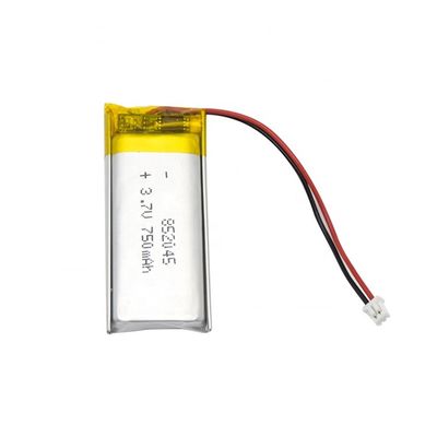 OEM / ODM Batteria al litio polimerico 3.7V 750MAH Batteria LiPo LP852045