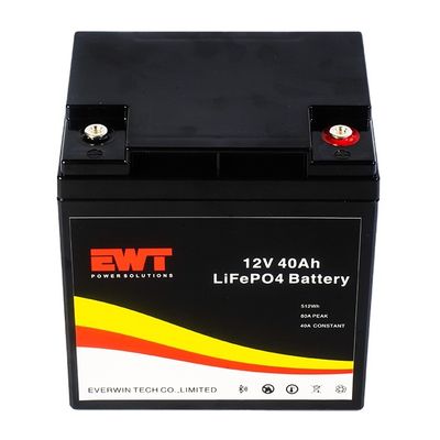 Dimensioni personalizzate 12V 40Ah batteria per skateboard elettrico