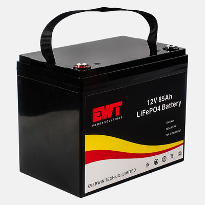 12V batteria al litio ferro fosfato IFR32700 12.8V 85Ah batteria agli ioni di litio LFP pacchetto per l'energia solare