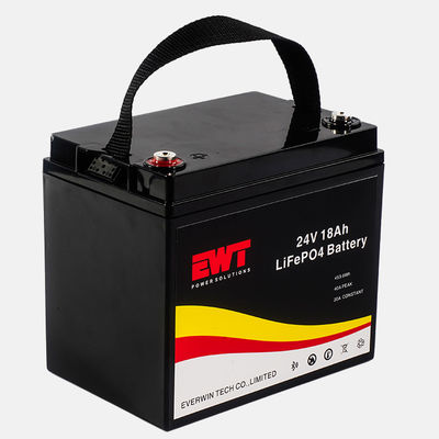 LFP Lithium Ion And Lithium Phosphate Pack 24V 18Ah Batteria al litio di ferro