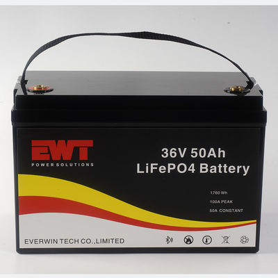 Capacità di uscita costante 36V 50Ah Lifepo4 Batteria di accumulo di energia per acido piombo