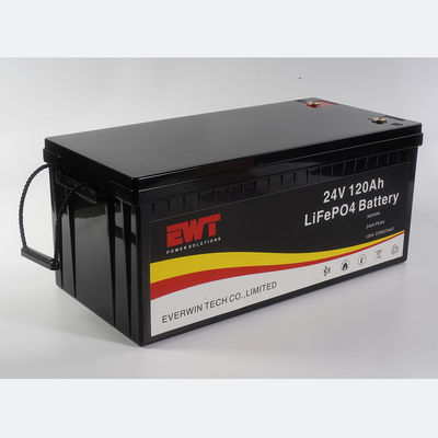 Batteria ricaricabile portatile da 24V 120Ah con terminale T8 personalizzato