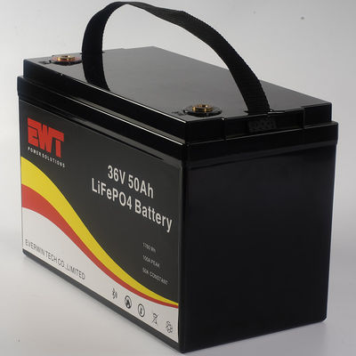 Equipaggiamento di pulizia di alta sicurezza Lifepo4 batteria 36V 50Ah con lungo tempo di funzionamento