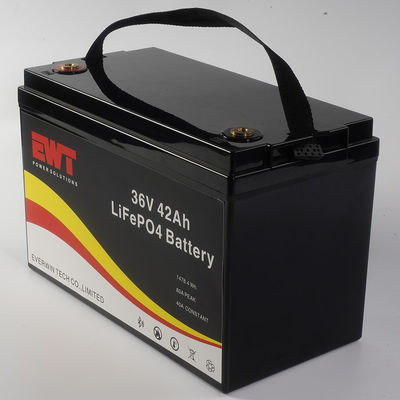 Batteria LiFePO4 24V 60Ah con potenza di uscita di 640Wh e tempo di ricarica veloce BMS di 4-6 ore