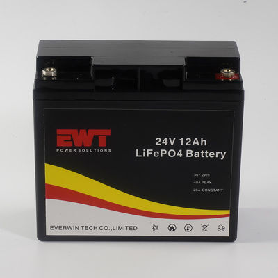 24V 12Ah Lifepo4 Batteria al litio Compatta per utensili elettrici