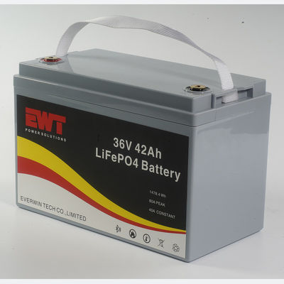 Cassa in plastica Lifepo4 Batteria 36V 42AH per BBQ all'aperto