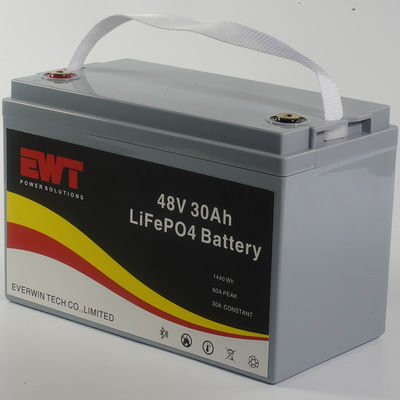 48V 30AH batteria al litio ferro fosfato per il monitoraggio online