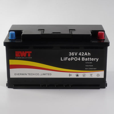 Cassa di qualità solida LFP 36V 42AH Li-FePo4 batteria Pack Fornitura per attrezzature per imbarcazioni elettriche