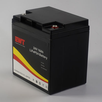 Batteria portatile al litio ferro fosfato da 24V 18Ah con progettazione prismatica per la sicurezza ambientale e la lunga durata