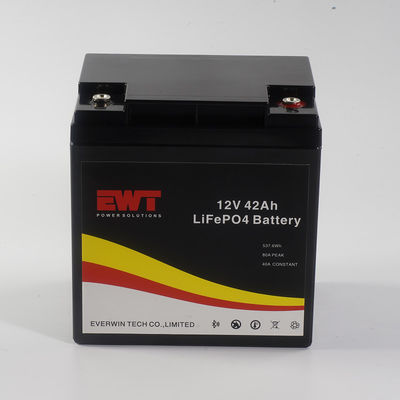 EWT Lifepo4 12V 42AH batteria pacchetto di alta sicurezza e lunga durata del ciclo per sistema di accumulo di energia domestica
