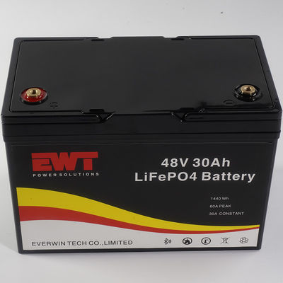 Long cycle life ricaricabile 48V 30Ah lifepo4 batteria pacchetto per scooter E-bike Golf auto