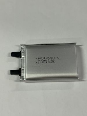 3.7V Voltaggio nominale Batterie a pellicola sottile argento Fonte di alimentazione per varie applicazioni