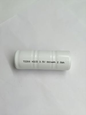Batteria al nichel-cadmio a ricarica rapida con capacità nominale di 800 mAh e ricarica rapida di 187,5 mA