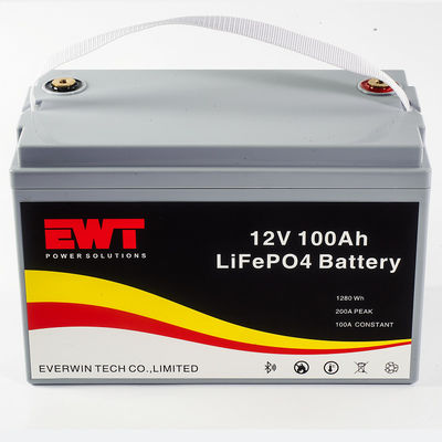 Al dettaglio con l'approvazione 12V 100ah LiFepo4 batterie 12.8V 100ah per camper e imbarcazioni