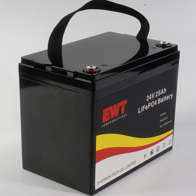 Batteria ricaricabile a ioni di litio da 24 V in nero per apparecchiature pesanti