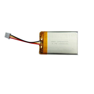 Batteria polimerica al litio argento LP503759 3.7V 1300MAH con protezione da sovraccarico Forma e colore argento