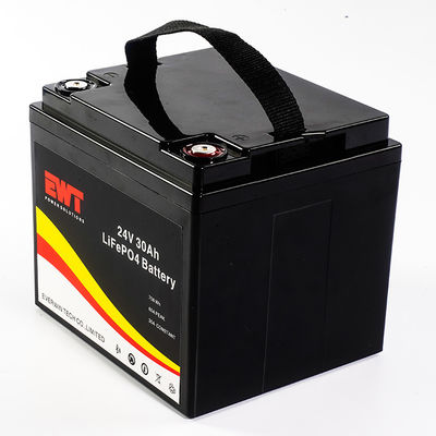 Batteria di litio ferro fosfato leggera da 24 V con elevata densità energetica e elevato tasso di scarica