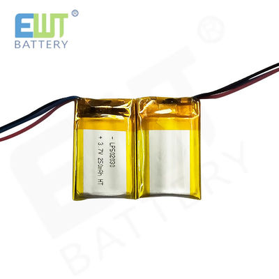 4.2V carica tensione di taglio e batteria Li-Poly con celle LP502030 3.7V 250mAh