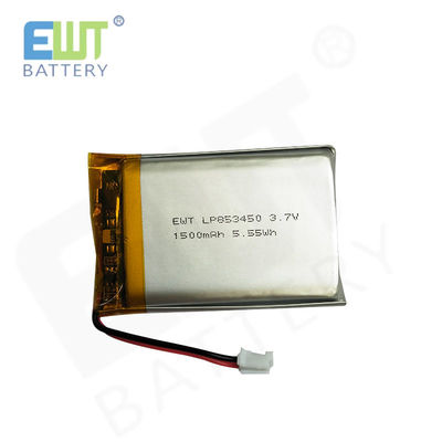 LP853450 3.7V 1500MAH Li-Polymer Power Cell con corrente di carica massima 1C