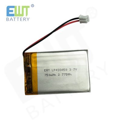 Certificazioni IEC62133 Batteria polimerica al litio LP433450 Caratteristiche di sicurezza Overcharge Protection Pack Assembly Modello 1S1P