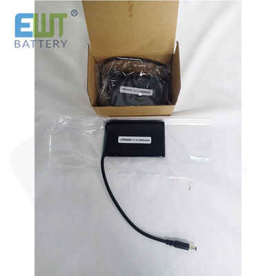 LP505585 11.4V 2600mAh Batteria al litio polimerico con cavo DC