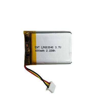JST/Tipo di connettore personalizzato NO per batteria al litio LP603040