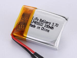 Batteria ricaricabile in polimero di litio da 250 mAh di lunga durata e grande capacità con protezione da cortocircuito