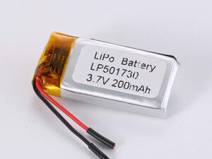 LP501730 200MAH Batteria ricaricabile al litio polimerico ad alta densità energetica