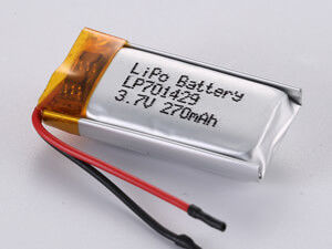 High Capacity LiPo Pack LP701429 3.7V 270MAH L'ultimo aggiornamento per le vostre auto RC da Leading