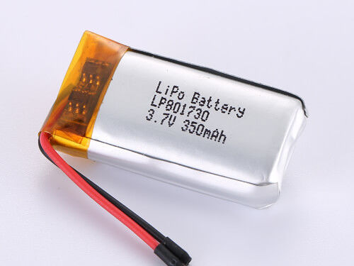 LP801730 3.7V 350MAH Batteria LiPo per qualsiasi applicazione Durata e resistente alle temperature