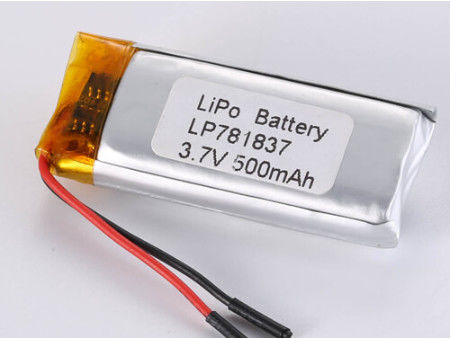 LP781837 3.7V 500MAH 1C corrente di scarica continua Batteria polimerica al litio per smartphone Materiale anodo di cobalto puro Altro