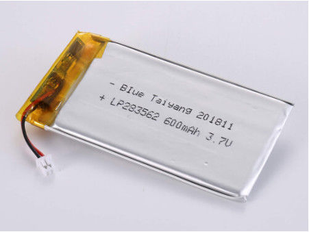Batteria ricaricabile in polimero di litio di lunga durata da 3,7 V 600 MAH con protezione PCB per applicazioni industriali