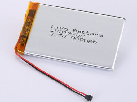 LP313760 3,7V 900MAH batterie agli ioni di litio produttori Altre batterie al litio polimeriche di materiale anodico