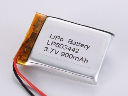 LP603442 3.7V 900MAH batterie agli ioni di litio produttori Batteria al litio polimerico con circuito protetto e grado A