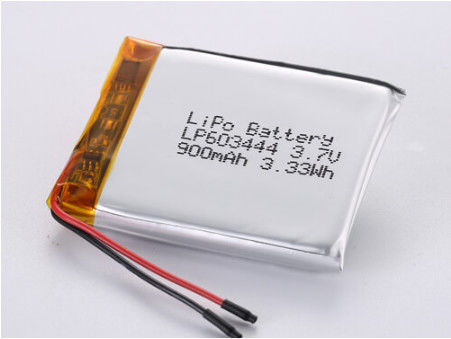 LP603444 3.7V 900MAH batterie agli ioni di litio produttori Batteria al litio polimerico di taglia moneta di grado A per dispositivi ricaricabili